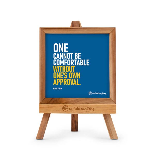 One Cannot Be - Desk Quote Artwork