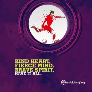 Kind Heart Fierce - Desk Quote Artwork
