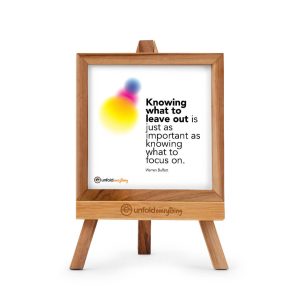 Knowing What To - Desk Quote Artwork
