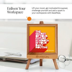 The Secret Of - Desk Quote Artwork