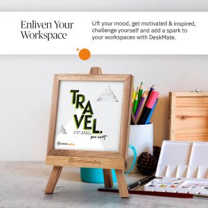 Travel Your Money - Desk Quote Artwork