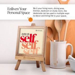 Healthy Self Heal - Desk Quote Artwork