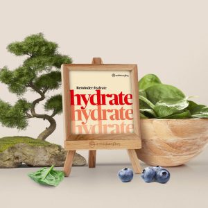 Reminder Hydrate - Desk Quote Artwork