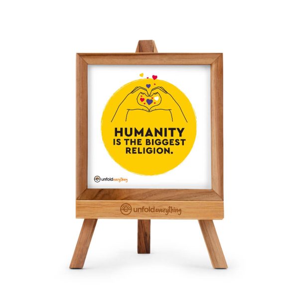 Humanity Is The - Desk Quote Artwork