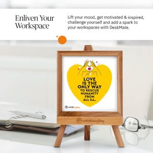 Love Is The - Desk Quote Artwork