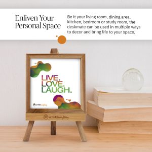 Live Love Laugh - Desk Quote Artwork