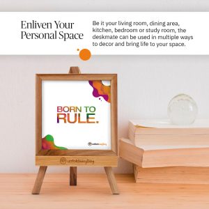 Born To Rule - Desk Quote Artwork