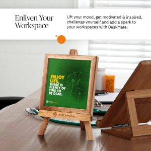 Enjoy Life There - Desk Quote Artwork