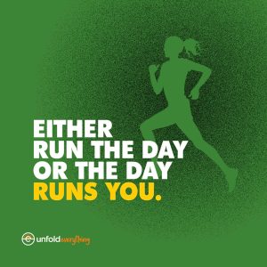Either Run The - Desk Quote Artwork