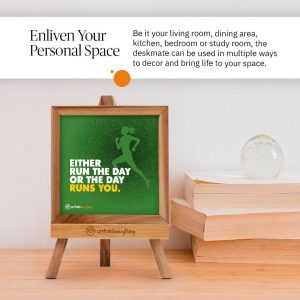 Either Run The - Desk Quote Artwork