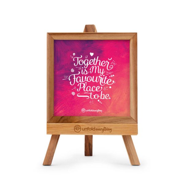 Together Is My - Desk Quote Artwork