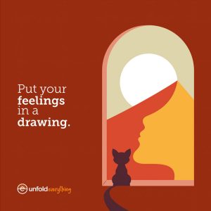 Put Your Feelings - Desk Quote Artwork