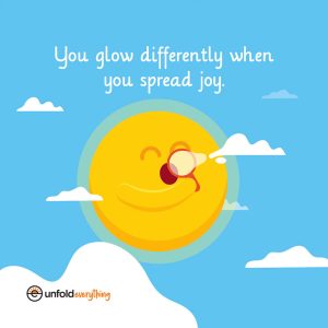 You Glow Differently - Desk Quote Artwork