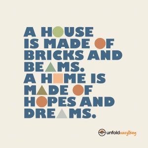 A House Is - Desk Quote Artwork