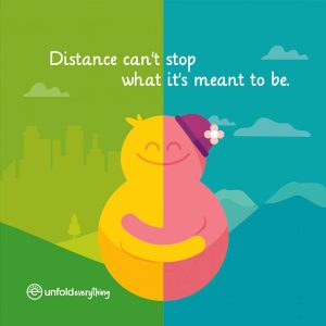 Distance Can't Stop - Desk Quote Artwork