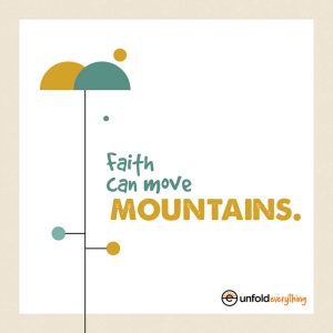 Faith Can Move - Desk Quote Artwork