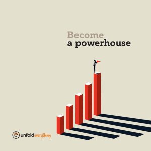 Become A Powerhouse - Desk Quote Artwork