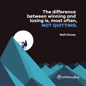 Difference Between Winning - Desk Quote Artwork