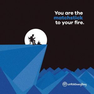 Matchstick To Your - Desk Quote Artwork