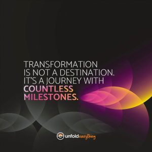 Transformation Is Not - Desk Quote Artwork