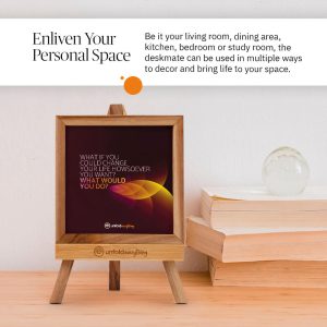 What If You - Desk Quote Artwork