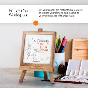 Let Creativity Be - Desk Quote Artwork