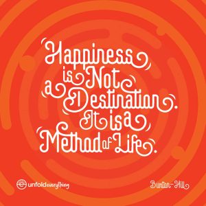 Happiness Is Not - Desk Quote Artwork
