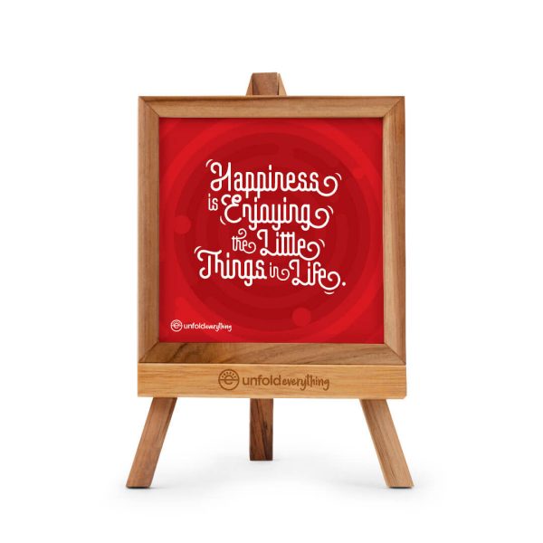 Happiness Is Enjoying - Desk Quote Artwork