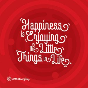 Happiness Is Enjoying - Desk Quote Artwork