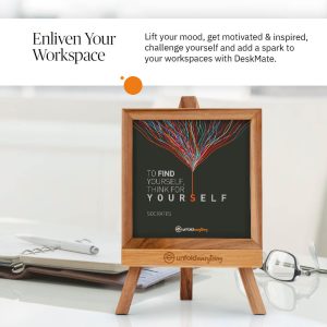 To Find Yourself - Desk Quote Artwork