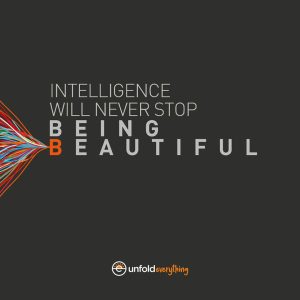 Intelligence Will Never - Desk Quote Artwork