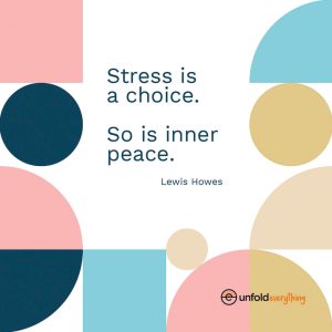 Stress Is A - Desk Quote Artwork