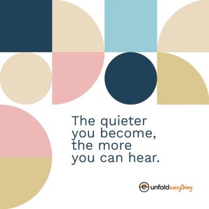 The Quieter You - Desk Quote Artwork