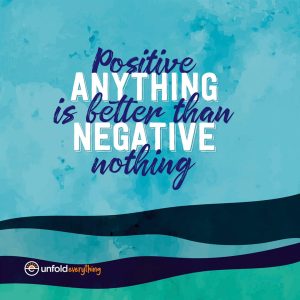 Positive Anything Is - Desk Quote Artwork