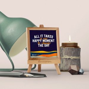 All It Takes - Desk Quote Artwork