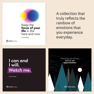 Purpose Is An - Collection of 6 Desk Quote Artworks
