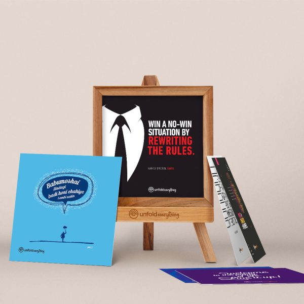 Win A No - Collection of 6 Desk Quote Artworks