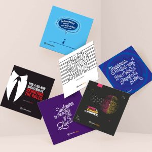 Win A No - Collection of 6 Desk Quote Artworks