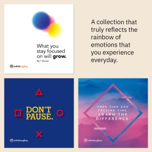 I Am Profitable - Collection of 6 Desk Quote Artworks
