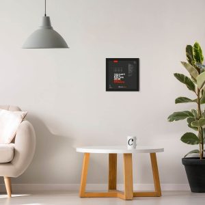 You Can't Live - Framed Wall Poster