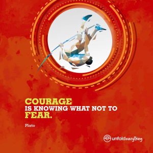 Courage Is Knowing - Individual Framed Wall Poster