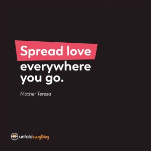 Spread Love Everywhere – Framed Wall Poster