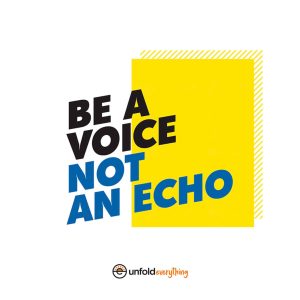 Be A Voice - Framed Wall Poster