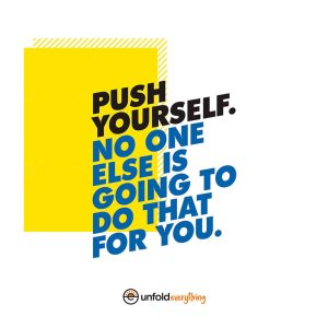 Push Yourself No - Framed Wall Poster