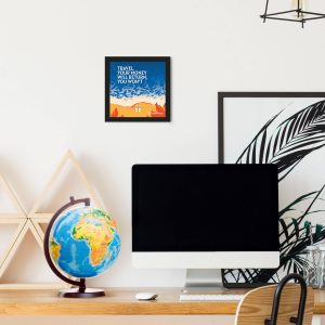 Travel Your Money – Framed Wall Poster