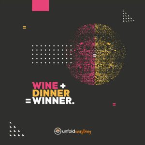 Wine Dinner Winner - Framed Wall Poster
