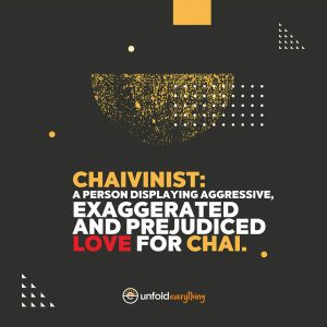 Chaivinist A Person - Framed Wall Poster