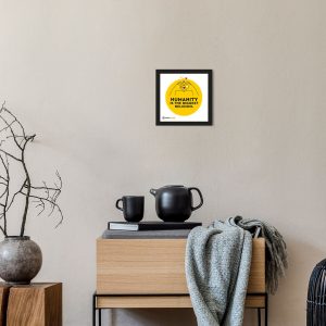 Humanity Is The - Framed Wall Poster