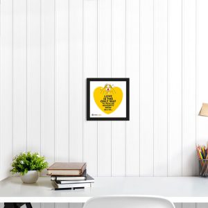 Love Is The - Framed Wall Poster