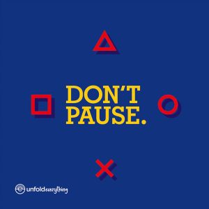 Don't Pause - Framed Wall Poster